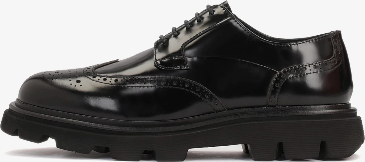 Kazar Studio Casual Veterschoenen Veterschoen Heren Zwart