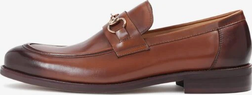 Kazar Lage Schoenen Instappers Heren Kastanjebruin / Chocoladebruin