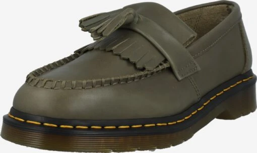 Dr. Martens Lage Schoenen Instappers Adrian Heren Olijfgroen