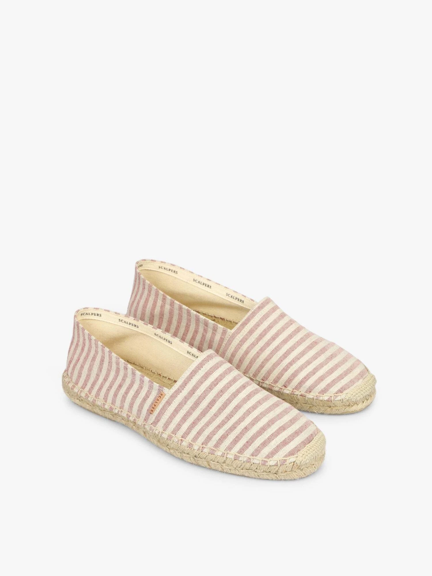 Scalpers Lage Schoenen Espadrilles Heren Crème / Pastelrood - Afbeelding 3
