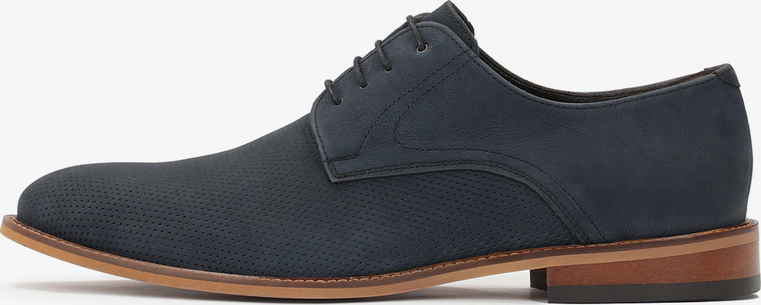 Kazar Nette Schoenen Veterschoen Heren Duifblauw
