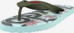 Hugo Slippers Teenslippers Arvel Heren Groen