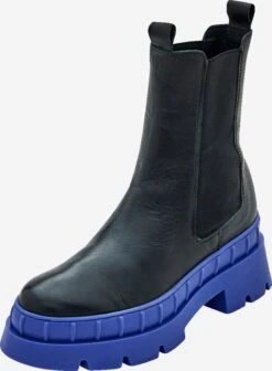 EDITED Enkellaarsjes Chelsea Boots Sölve Dames Blauw
