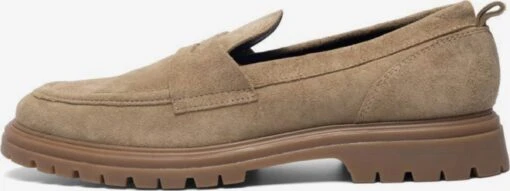Bianco Lage Schoenen Instappers GIL Heren Bruin