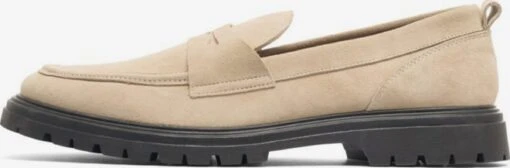 Bianco Lage Schoenen Instappers Heren Beige