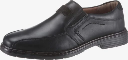 Josef Seibel Lage Schoenen Instappers Alastair Heren Zwart