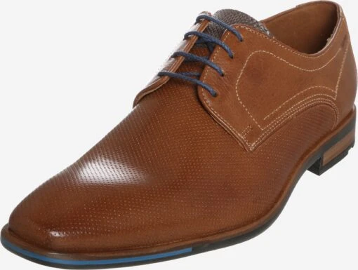 Lloyd Nette Schoenen Veterschoen Drayton Heren Cognac