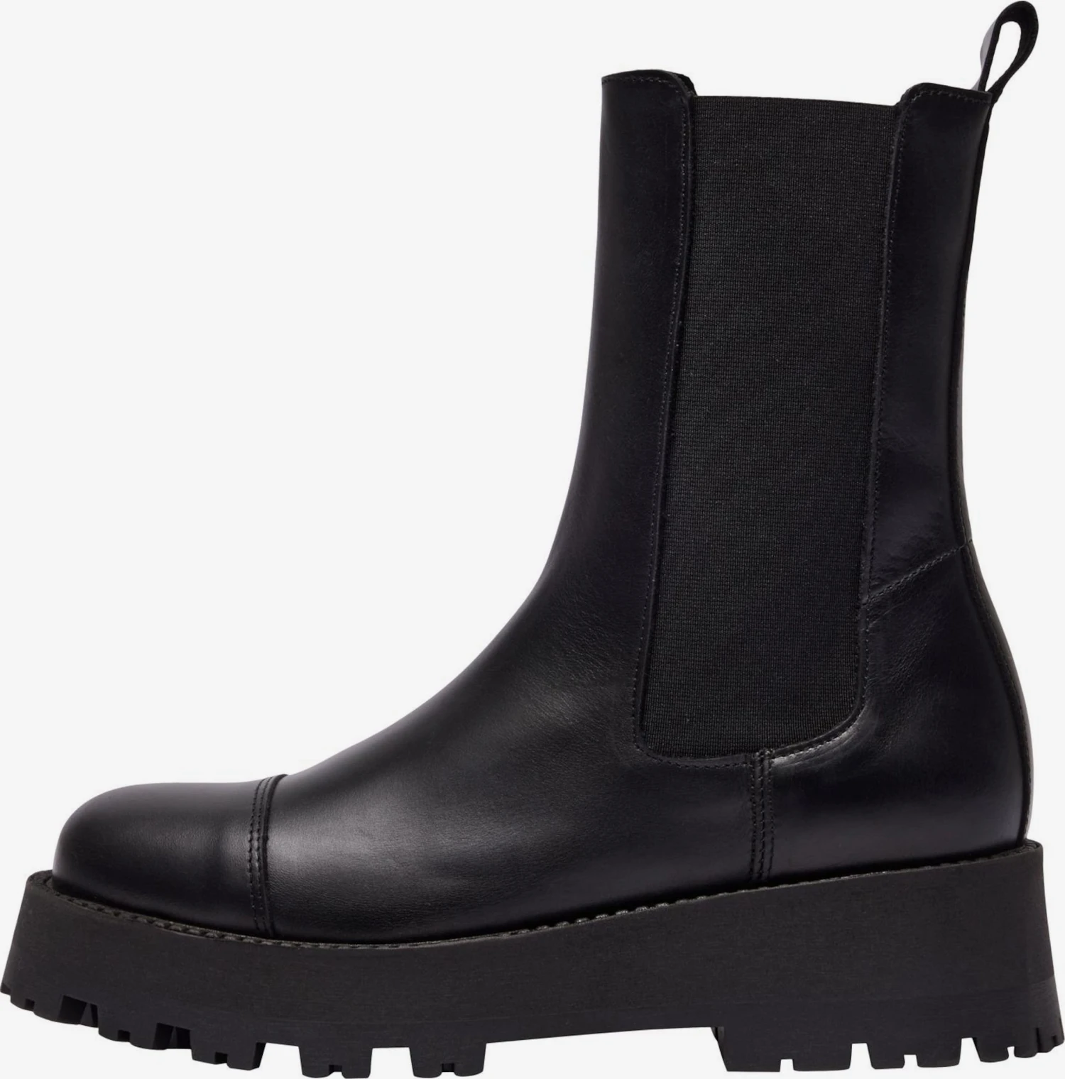 Selected Femme Enkellaarsjes Chelsea Boots CORA Dames Zwart