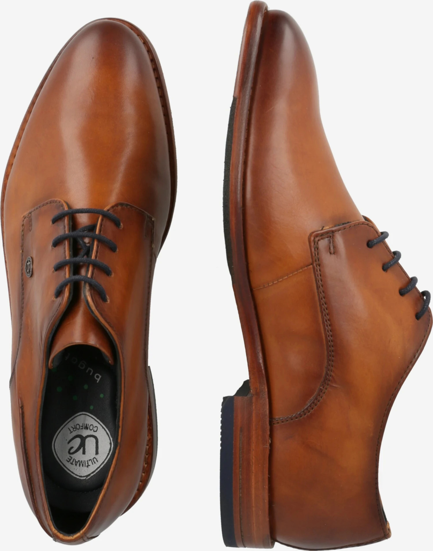 Bugatti Nette Schoenen Veterschoen Livorno Heren Cognac - Afbeelding 2