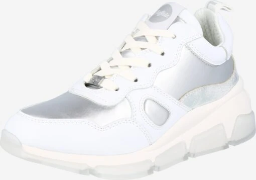 Buffalo Fashion Sneakers Sneakers Laag Batter Soft Dames Zilver / Wit