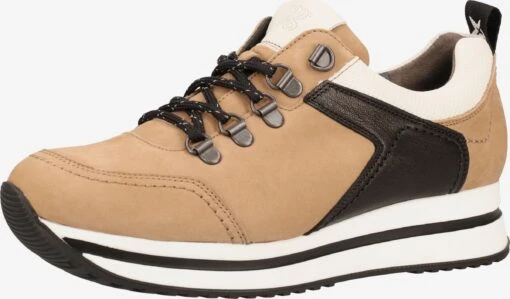 Paul Green Fashion Sneakers Sneakers Laag Dames Lichtbruin