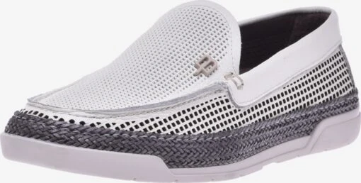 Baldinini Lage Schoenen Instappers Heren Wit