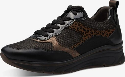 Tamaris Fashion Sneakers Sneakers Laag Dames Antraciet