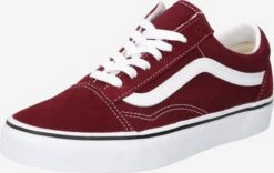 Vans Skate Sneakers Sneakers Laag Old Skool Dames Donkerrood