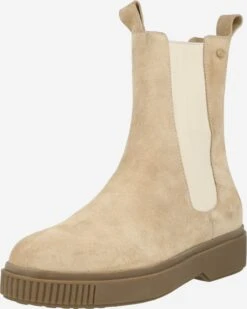 Fred De La Bretonière Enkellaarsjes Chelsea Boots Dames Beige / Camel