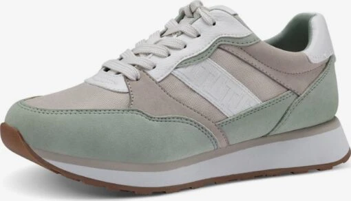 Tamaris Running Sneakers Sneakers Laag Woms Dames Mintgroen