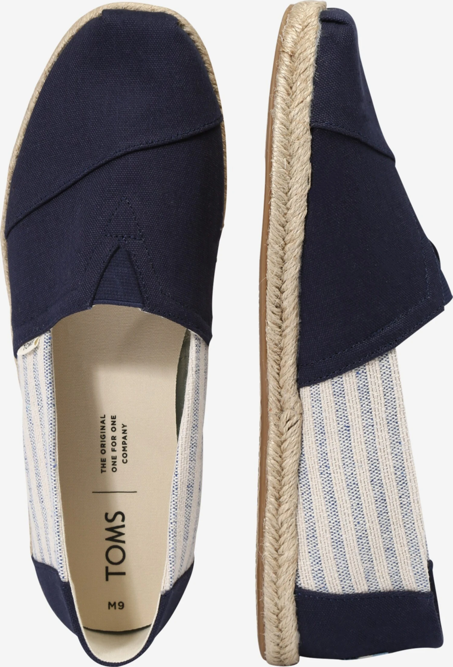 Toms Lage Schoenen Espadrilles ALPARGATA Heren Navy - Afbeelding 2