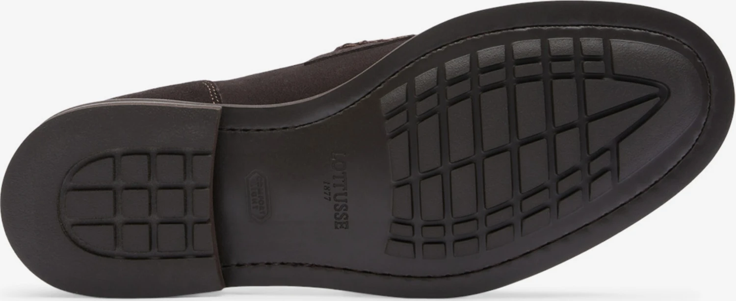 Lottusse Nette Schoenen Mocassins Daytona Heren Donkerbruin - Afbeelding 4