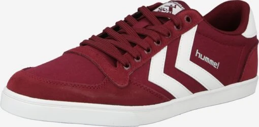 Hummel Skate Sneakers Sneakers Laag Slimmer Stadil Dames Wijnrood