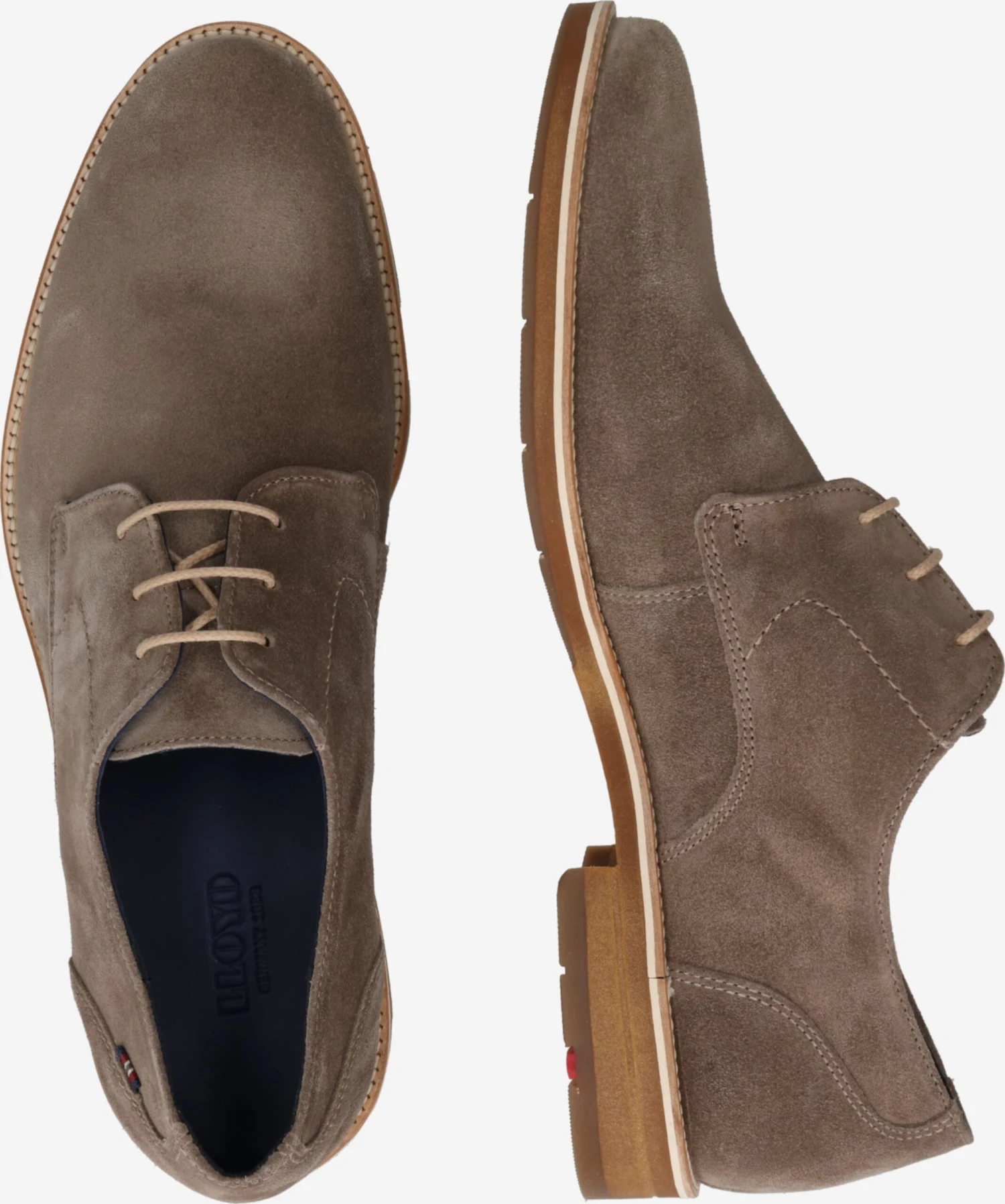 Lloyd Nette Schoenen Veterschoen Lass Heren Stone Grey - Afbeelding 2