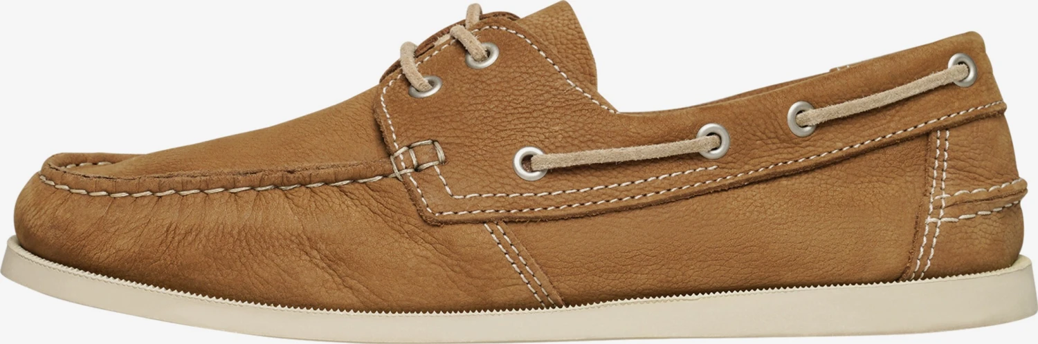 Lage Schoenen Instappers Elia Heren Beige - Afbeelding 3
