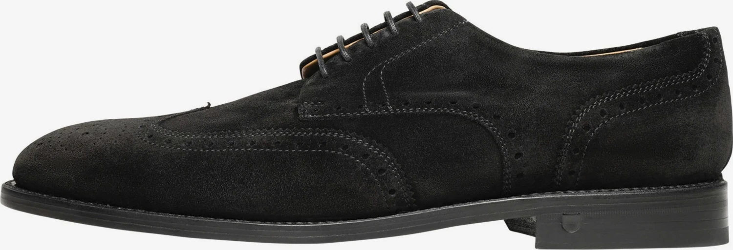 Nette Schoenen Veterschoen Winston FBD Heren Zwart - Afbeelding 3