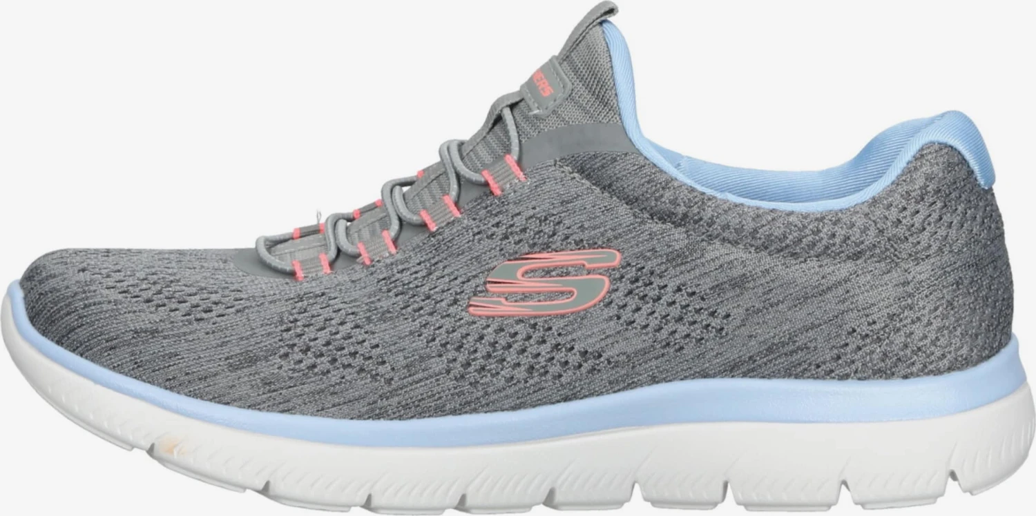 Skechers Running Sneakers Sneakers Laag Dames Grijs GemĂȘleerd - Afbeelding 2