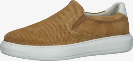 BRAX Lage Schoenen Instappers Rico Heren Cognac