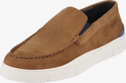 GAASTRA Lage Schoenen Instappers BARRICK LF NUB Heren Cognac