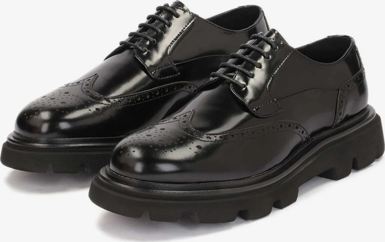 Kazar Studio Casual Veterschoenen Veterschoen Heren Zwart - Afbeelding 2