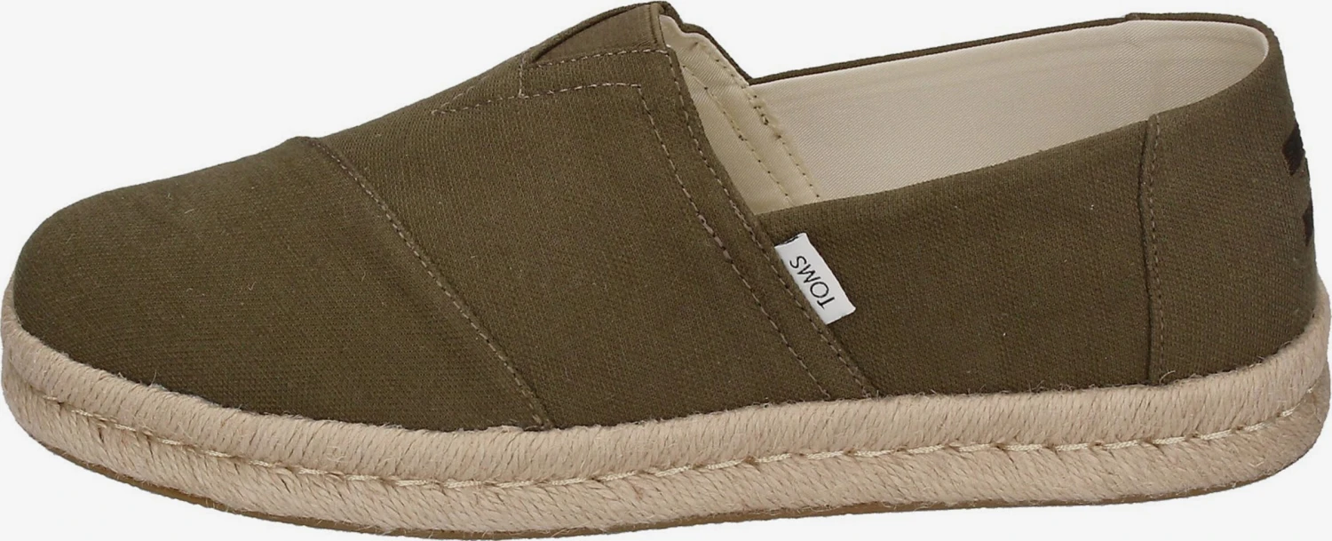 Toms Lage Schoenen Espadrilles Alp Rope 2.0 Heren Olijfgroen - Afbeelding 2