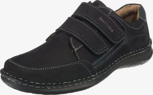 Josef Seibel Lage Schoenen Instappers Anvers Heren Zwart
